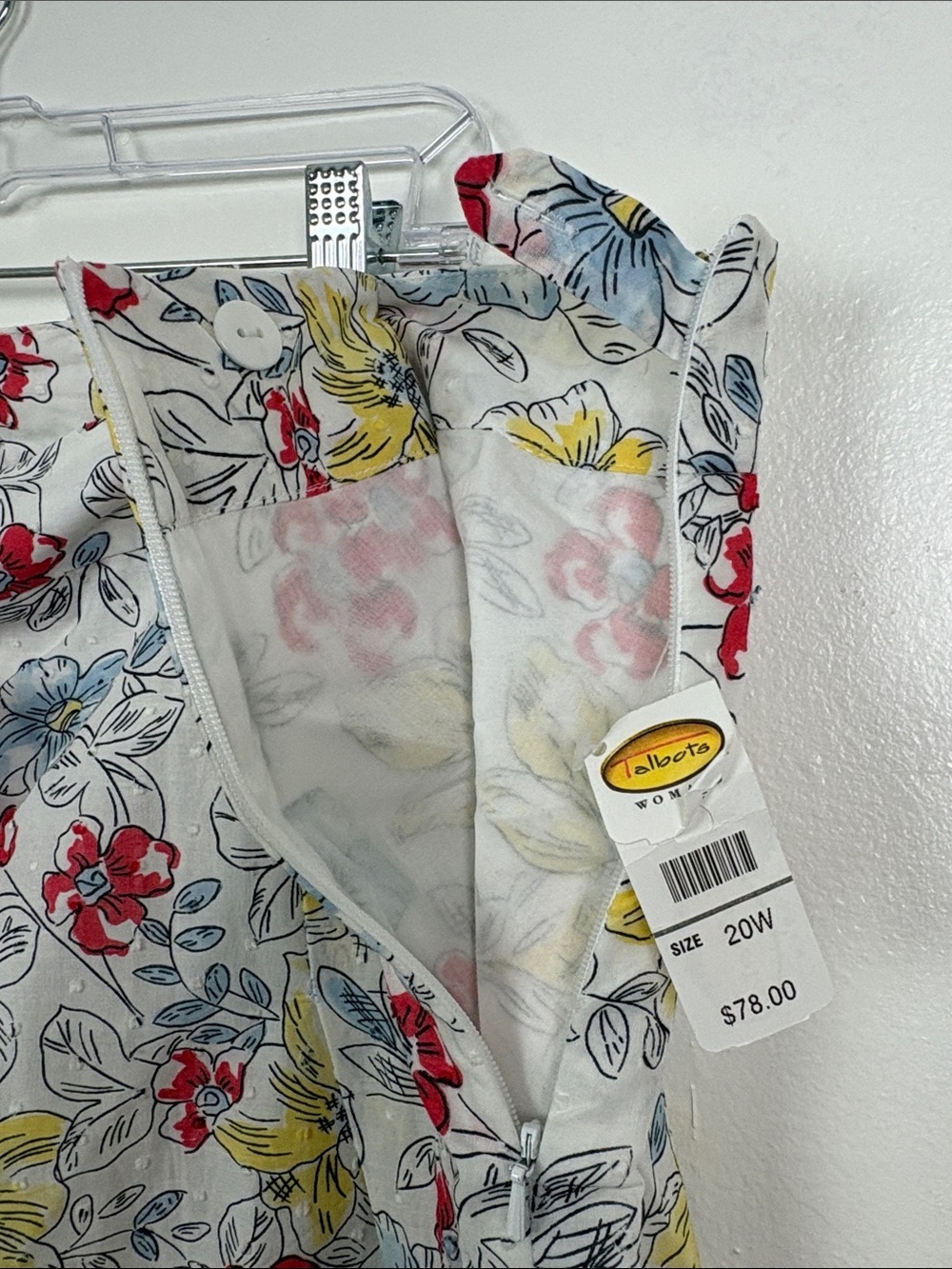 Talbots New Women’s 20W Floral Print Vintage Skirt - Picture 4 of 5